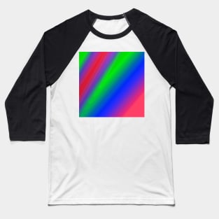 RED BLUE GREEN ABSTRACT TEXTURE PAINTING Baseball T-Shirt